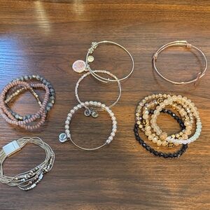 Elegant Multi-Color Bracelet Set